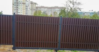 Купить распашные ворота из штакетника Сафоново, цена от 2718 руб.